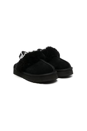 black leather slip-on UGG KIDS | 1130395KBLK